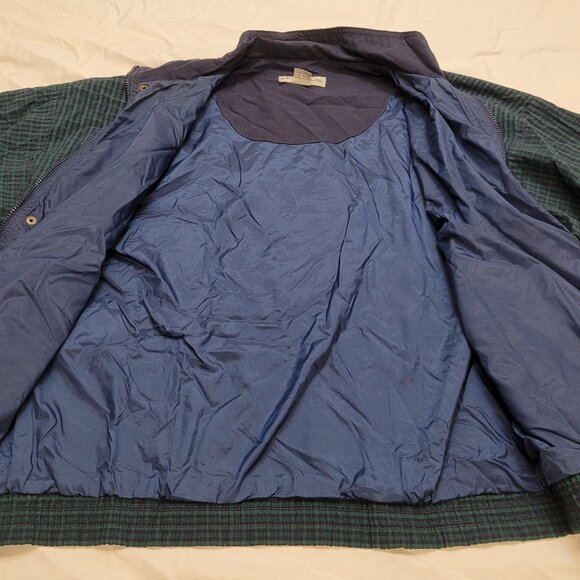 Nicklaus Mens Black Watch Plaid Jacket Golf Lightweight Logo Patch Vintage Zipup - Picture 5 of 13